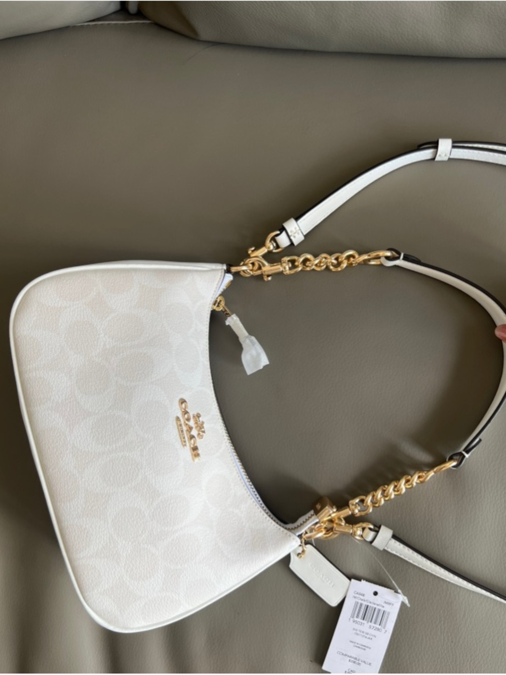 Coach Teri Shoulder Bag In Signature Canvas CA548 - Picture 7 of 11